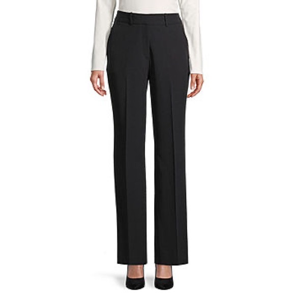 NEW THE LIMITED Straight Leg Work Pants Trousers Business Formal Black 0 NWOT